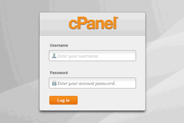 Cpanel login