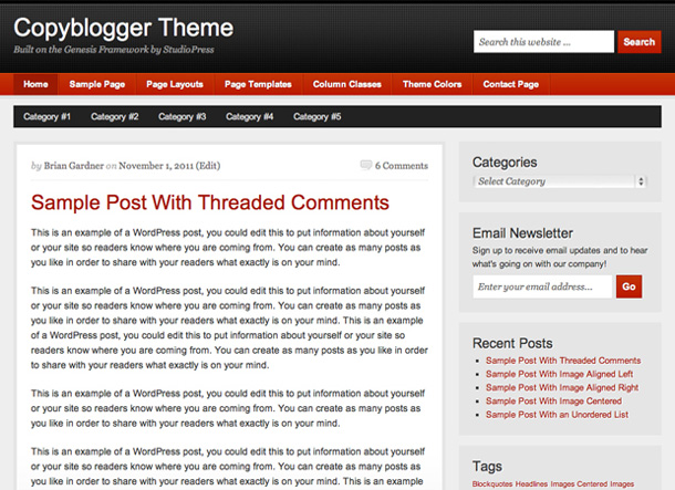 Copyblogger Child Theme