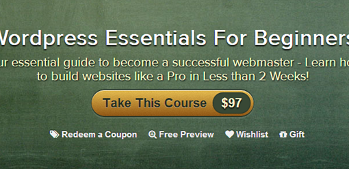 Giveaway: 19 Udemy WordPress Essentials For Beginners Course