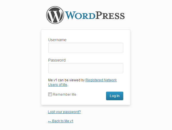 private wordpress multisite network