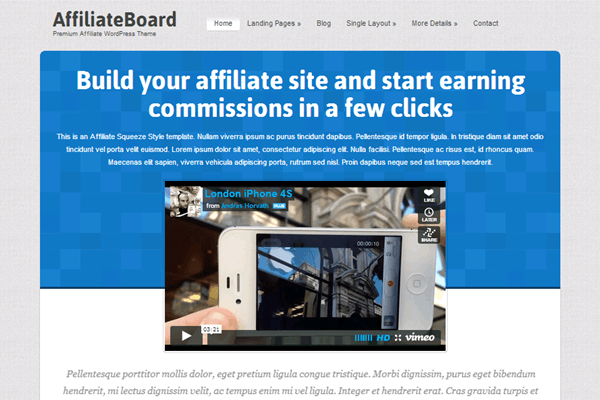 Affiliate board