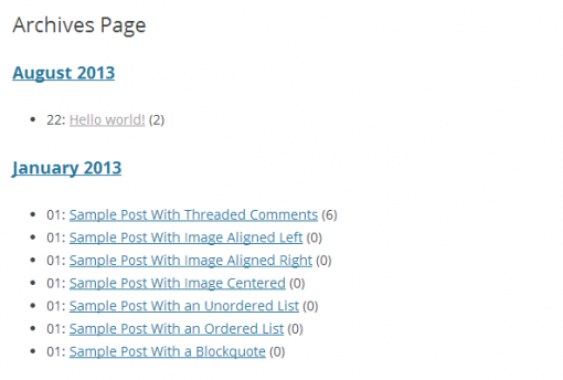 3 Free Plugins to Add Archives Page to WordPress Site