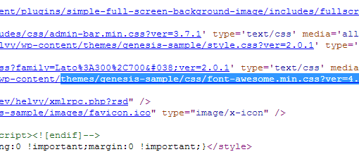 How to Load Font Awesome Icon Font in Genesis Framework