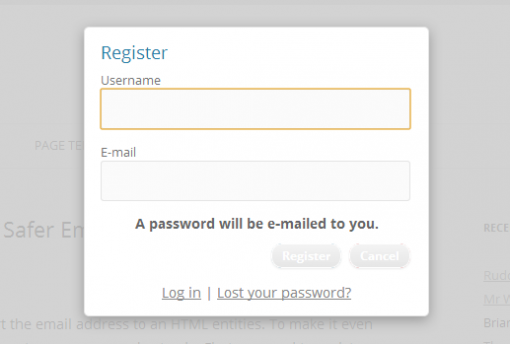 How to Add Popup Registration Form in WordPress