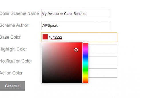 How to Create Your Own Admin Color Scheme