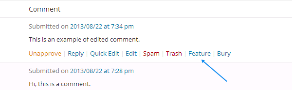 Featured Comments