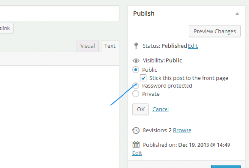 How to Create a Sticky Post in WordPress