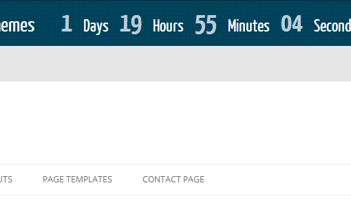 How to Add Awesome Top Bar With Countdown in WordPress