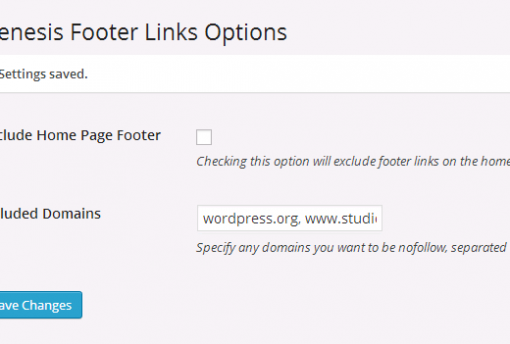 How to Add Nofollow Attribute to Genesis Footer Links