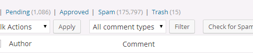 Easily Delete All Pending Comments in Bulk