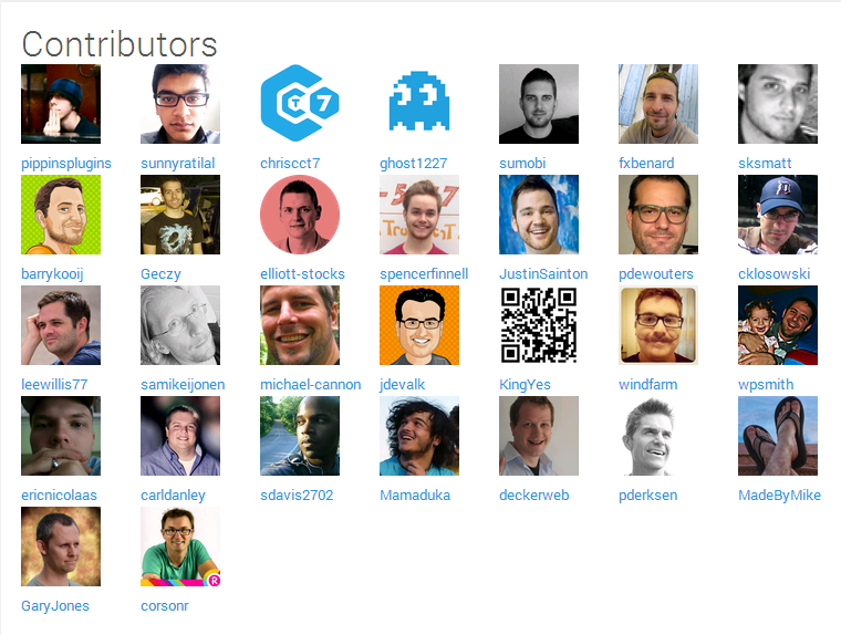 github contributors