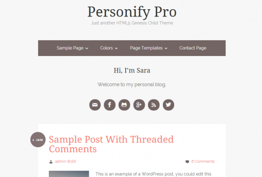 Introducing Personify Theme