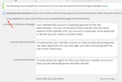 How to Moderate BuddyPress Membership Registration