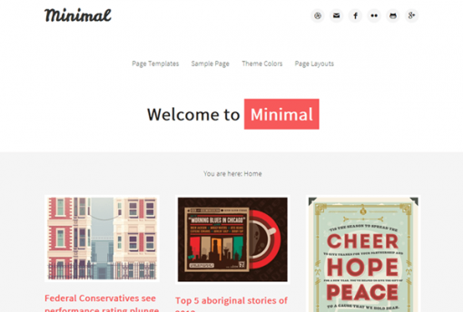 Introducing Minimal Theme