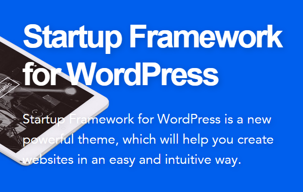 Startup Framework for WordPress